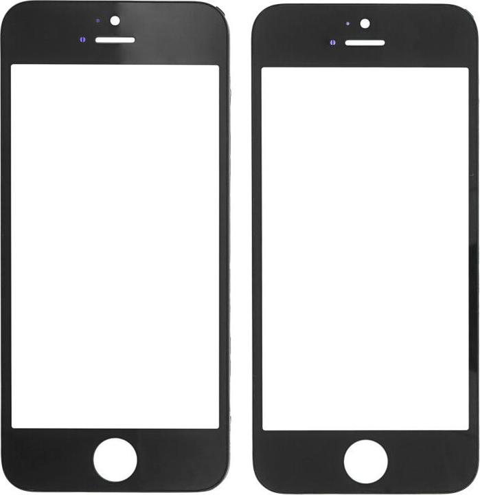 Image du produit OEM Verre d'écran + cadre pour iPhone 5 / 5s noir (Écran, iPhone 5, iPhone 5S)