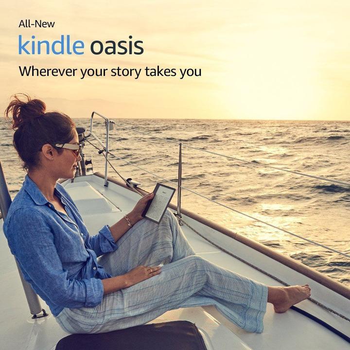 Produktbild Amazon Kindle Oasis (2017) (7", 32 GB, Grafit, Aluminium)