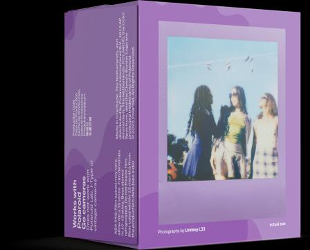 Immagine prodotto Polaroid Color Film Go Purple Haze Frame Double Pack (Polaroid Go)