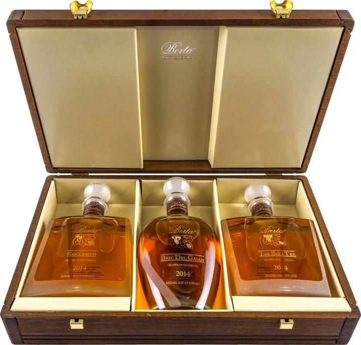 Actual product image Berta La Cassetta Tre Selezioni (1 x 70 cl)