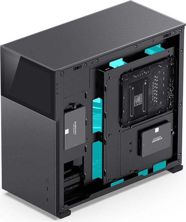 Productafbeelding Jonsbo D41 Scherm ATX behuizing, gehard glas - zwart (ATX, mATX, Mini-ITX, DTX)