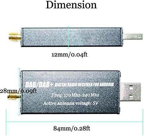 Actual product image Xisedo DAB/DAB+ USB adapter