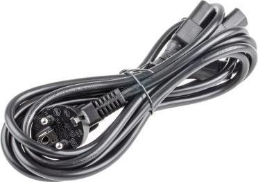 Actual product image Rs Pro IEC C13 x 2 Socket to CEE 7/7 Plug Power Co (3 m)