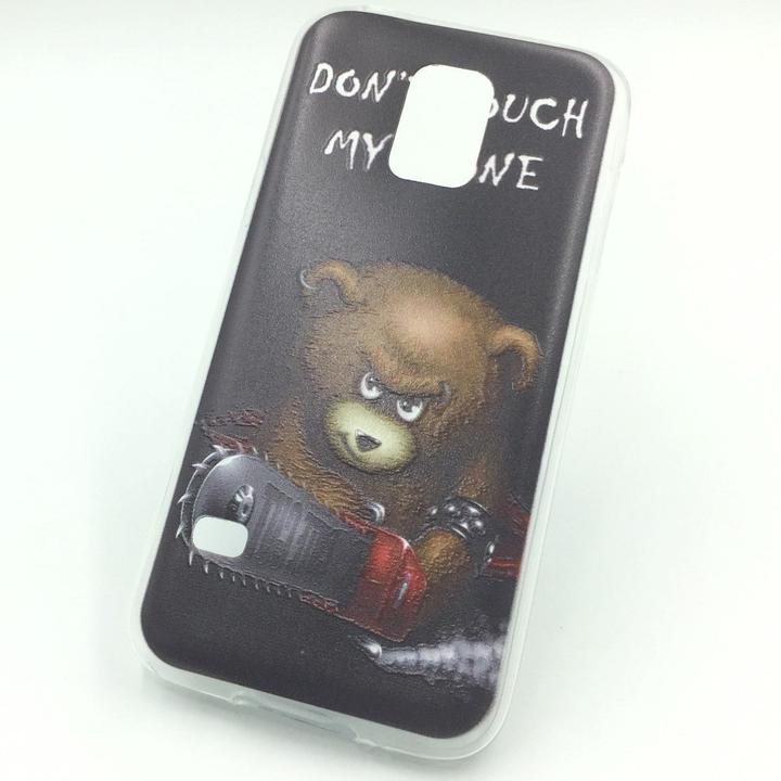 Produktbild König Design Schutz Handy Hülle für Samsung Galaxy S5 Mini Case Cover Bumper Etuis Schwarz (Samsung Galaxy S5 Mini)