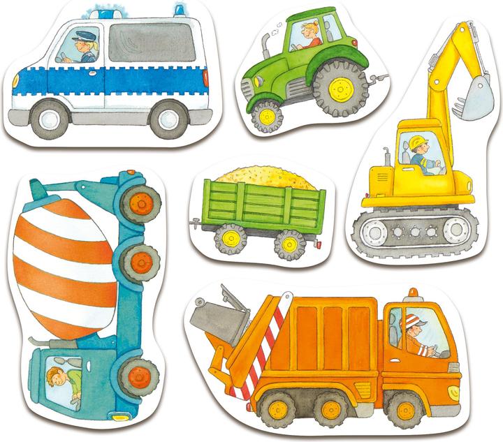 Produktbild Ravensburger Mein erstes Magnetbuch: Was fährt wo? Fahrzeuge - Magnet-Spielbuch ab 12 Monaten, Kinderbuch ab 1 (Deutsch)