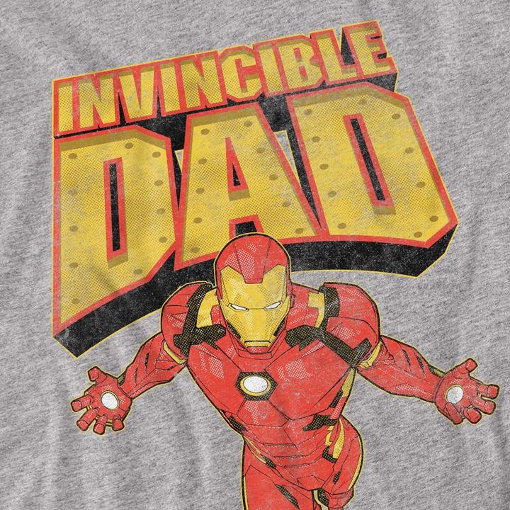 Produktbild Iron Man Invincible Dad TShirt Vatertag (L)