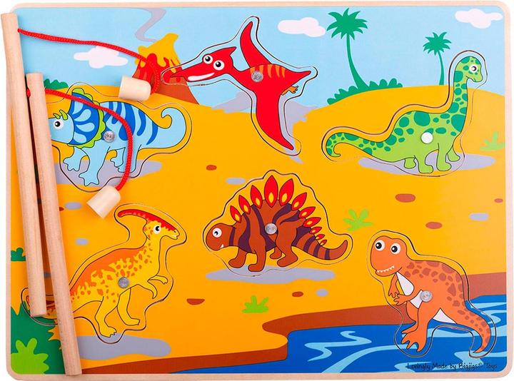 Produktbild Bigjigs Magnetisches Fischspiel Dinos