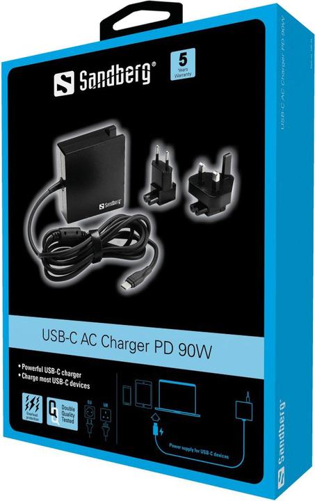 Actual product image Sandberg Power supply AC 100-240 V (90 W)