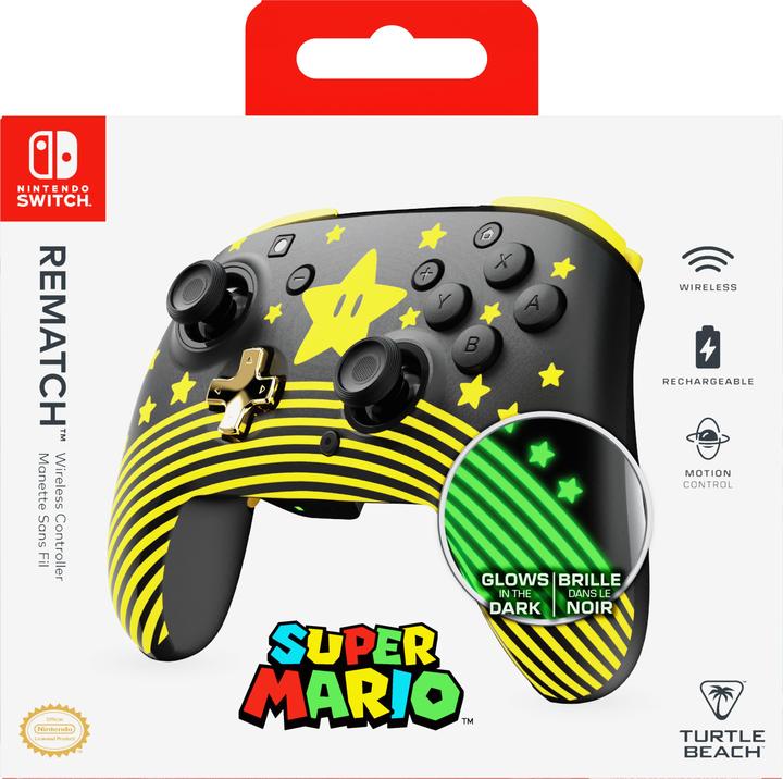 Actual product image Turtle Beach Rematch Wireless Controller · NS · Super Mario Star (Switch, Switch Lite, Switch OLED)