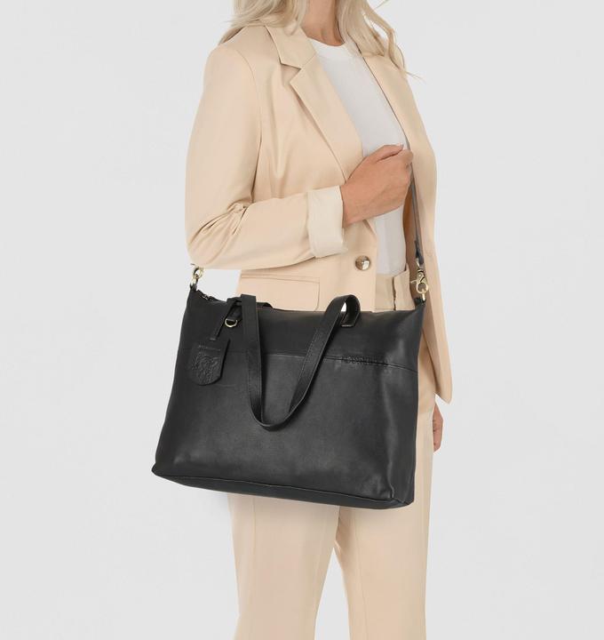 Produktbild Burkely Natural Norah Shopper Tasche Leder 36 cm Laptopfach (10 l)