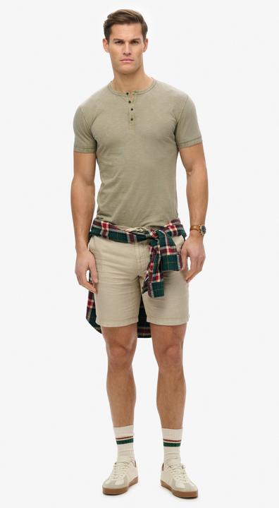 Produktbild Superdry Kurzärmeliges Grandad-Oberteil aus Jersey (M)