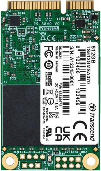 Produktbild Transcend Msa370 (512 GB, mSATA)