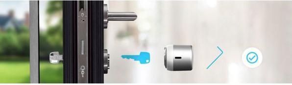 Productafbeelding Tedee GO deurslot zilver (Smartphone)