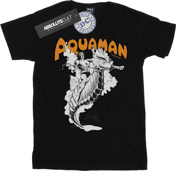 Aquaman Mono Action Pose TShirt (5XL)
