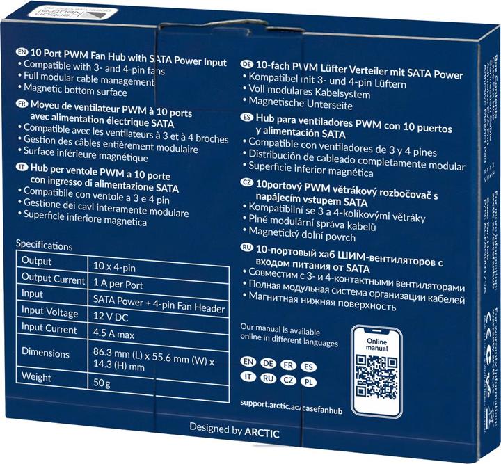 Actual product image Arctic Case Fan Hub