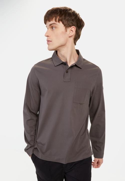 Actual product image Camel Active Langarm Poloshirt aus reiner Baumwolle (M)