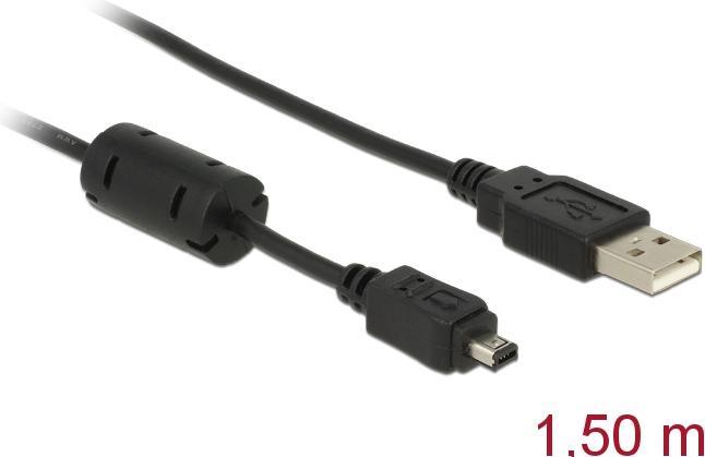 Actual product image Delock Mini USB B - USB A (1.50 m, USB 2.0)