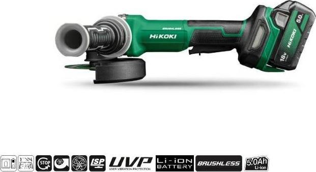 Hikoki G1813DFWQZ Multivolt cordless angle grinder (125 mm)