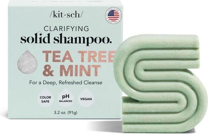 Actual product image Kitsch Tea tree and mint shampoo (Solid shampoo)