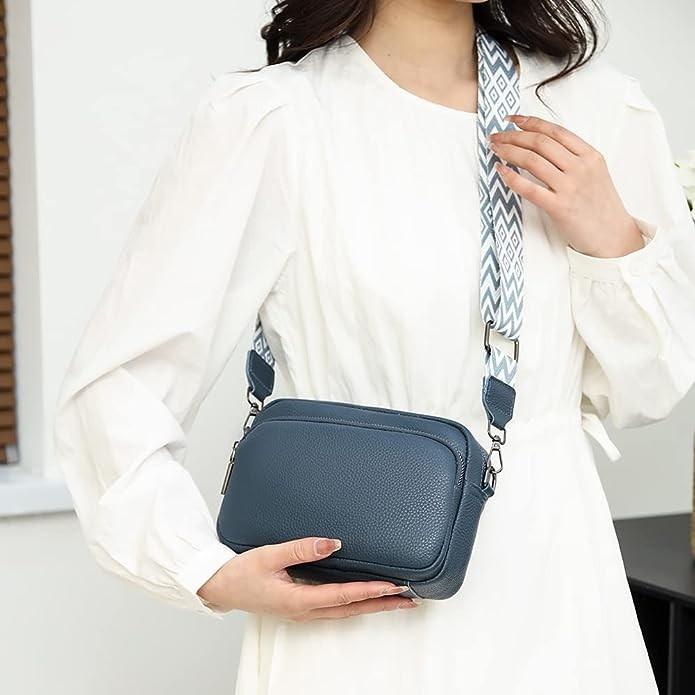 Image du produit Noya Sac à bandoulière en cuir véritable Fashion Crossbody Bag