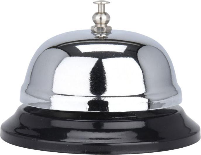 Cloche de table argent