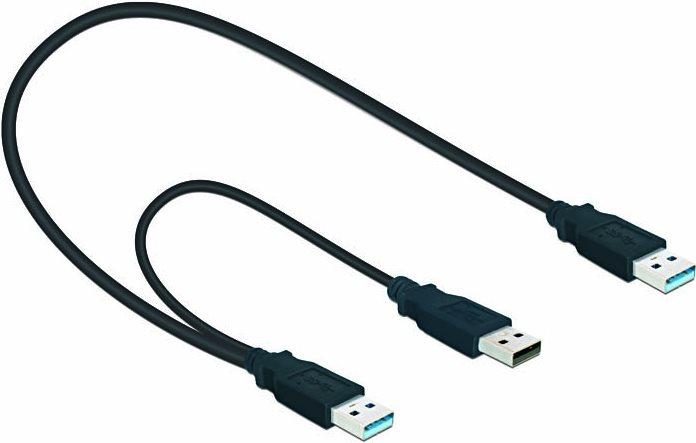 Produktbild Delock USB 3.0 Typ A Stecker + USB Typ A Stecker > USB 3.0 Typ A Stecker (0.60 m, USB 3.0)