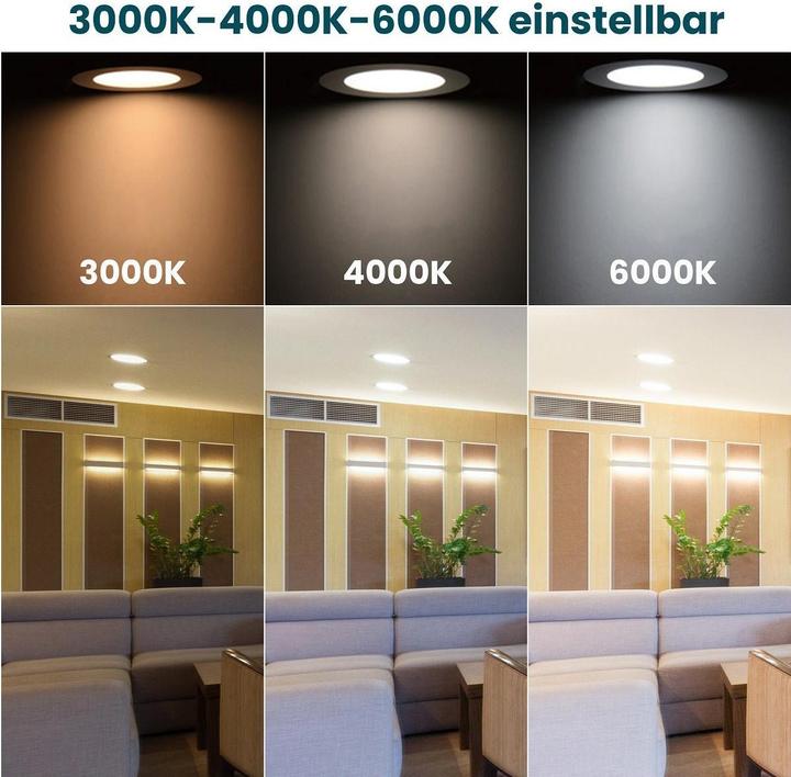 Image du produit Luxula Luminaire apparent à LED CCT (1190 lm)