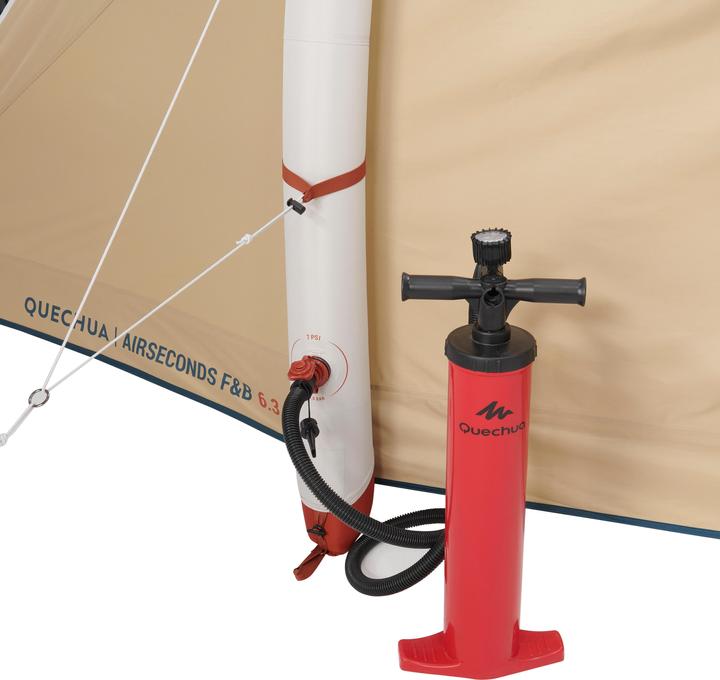 Image du produit Quechua AIRSECOND 6.3 FB New colo 2021 324957 (Tente gonflable, 25.50 kg, 6 personnes)