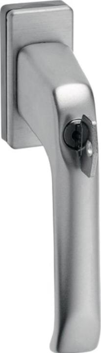 Actual product image EDI Window handle 1003/2035 aluminium F9016 / traffic white 35 mm lockable