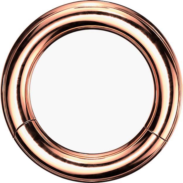 Produktbild Star Piercing Segmentring klappbar rosegold (ohne Messing, Chirurgenstahl 316L)