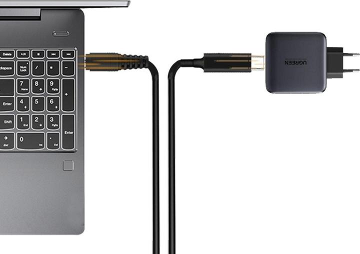 Produktbild PowerGuard USB-C Lenovo Notebook PD Fast Charge 1.5m (Lenovo Square 10.5 x 4.2mm) 65W (65 W)