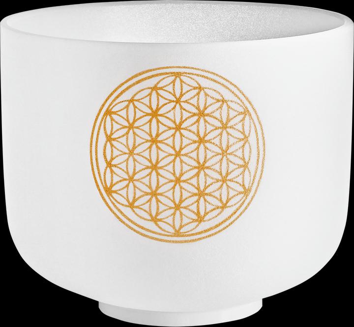 Actual product image Meinl 8" Planet Crystal Singing Bowl Flower of Life (Percussion)