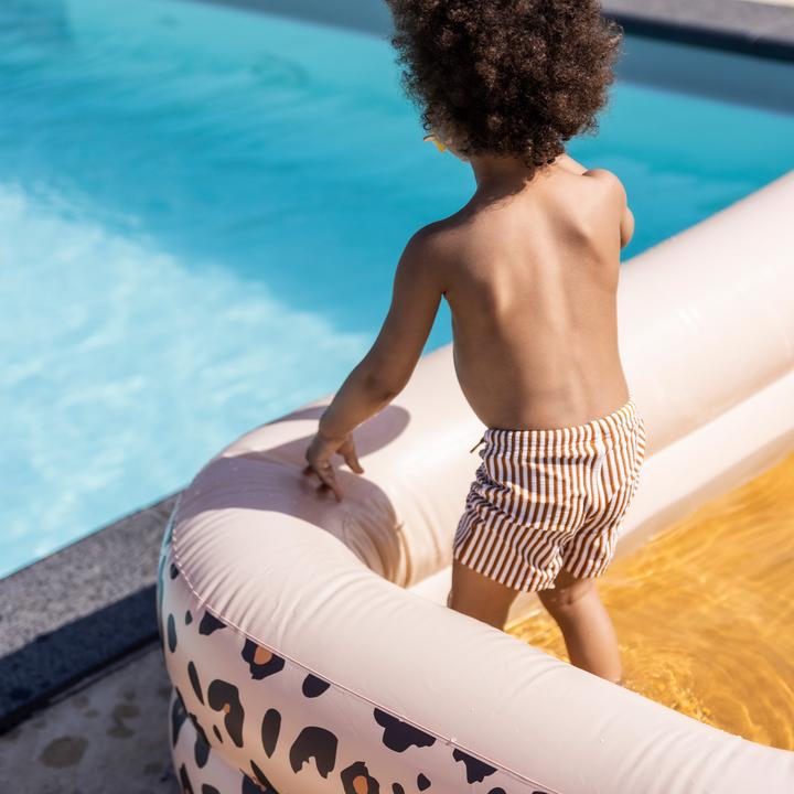 Productafbeelding Swim Essentials Opblaasbaar Zwembad Panter Print Beige 211 x 132 x 46 cm