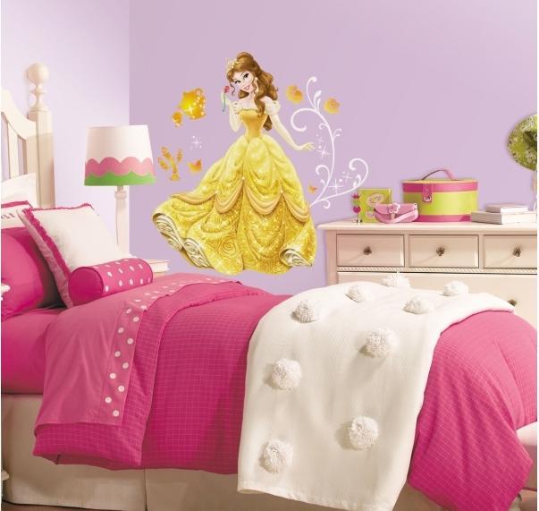 Productafbeelding Disney Princess - Belle Peel And Stick Giant Muurstickers