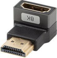 Produktbild Lanberg Adaptador 8k Hdmi(M) A Hdmi(H) Angulo Abajo Aluminio Plata (HDMI)