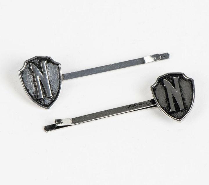 Actual product image Cerdá Wednesday hair accessories 4-pack Pruple & Black