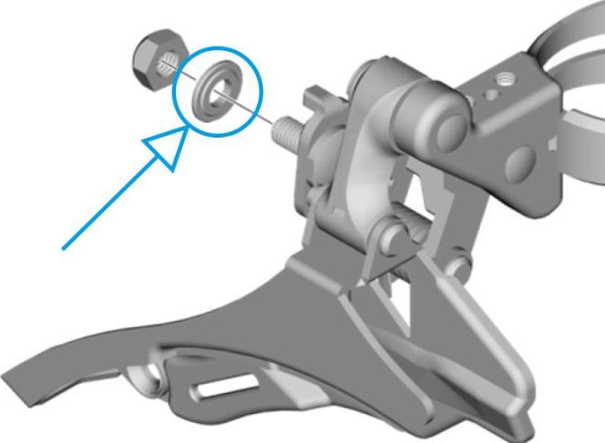 Actual product image Shimano Tension clamping plate FD-TY22
