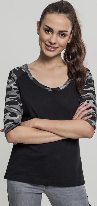 Immagine prodotto Urban Classics Tee Raglan 3/4 da donna a contrasto (XS)