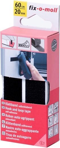 Fix-o-moll TAPE ADH VELCRO BLACK 3563406 60CMX20M
