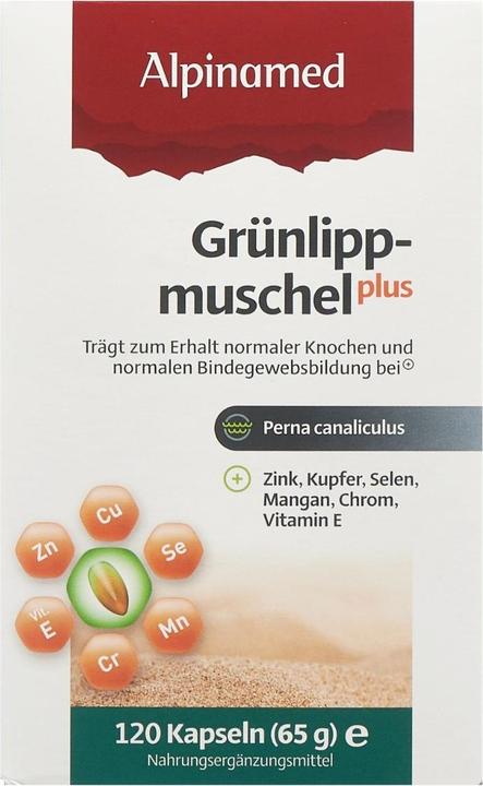 Produktbild Alpinamed Grünlippmuschel (120 Stück, Kapseln, 100 g)