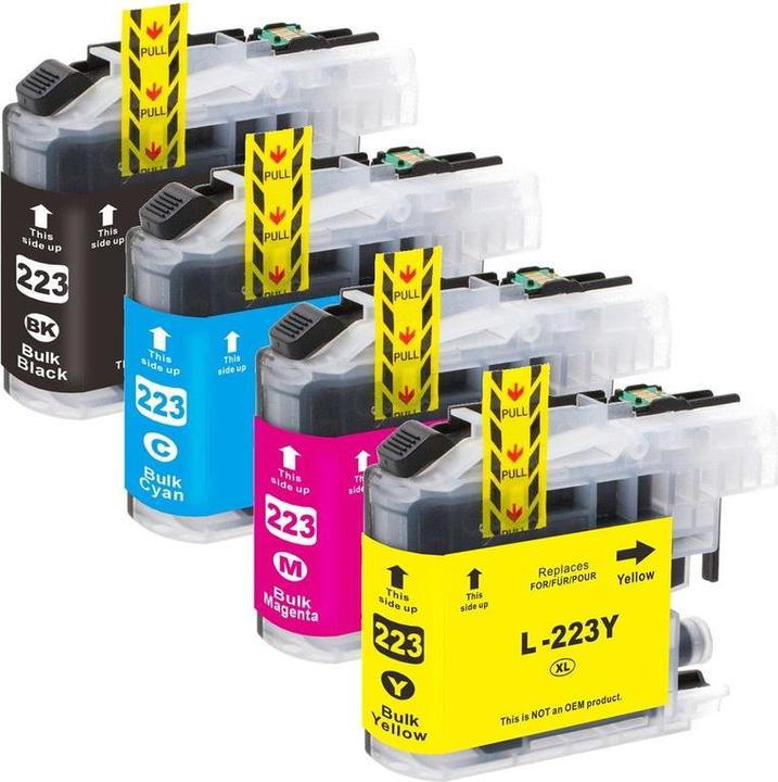 Produktbild Hermex Kompatible Tintenpatrone XL für Brother MFC-J4625DW (M, Y, BK, C)