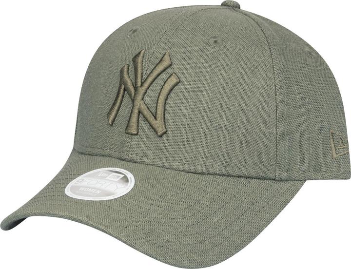 New Era 9Forty Damen Cap - Leinen New York Yankees Oliv