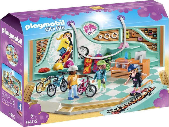 Produktbild Playmobil Bike Skate Shop (9402, Playmobil City Life)