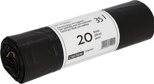 Produktbild Deiss Kehrichtsäcke mit Zugband Recycling-LDPE ohne OKS (10 x, 110 l)