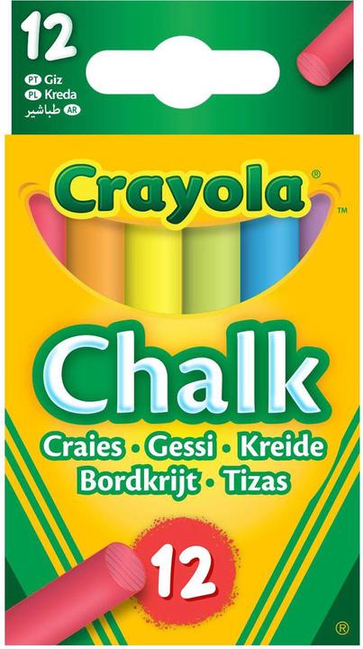 Image du produit Crayola Craie (Multicolore, 12 x)