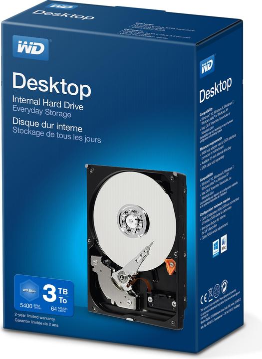 Actual product image WD Blue Retail (3 TB, 3.5", SMR)