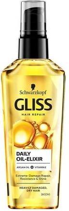 Schwarzkopf Gliss Kur - Daily Oil Elixir Nourishing Hair Elixir From Oil To Daily Use 75Ml (75 ml)