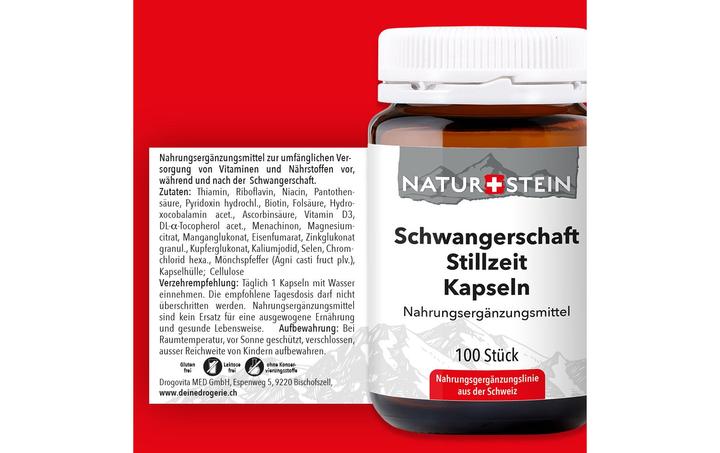 Actual product image Naturstein Pregnancy & Lactation Capsule (100 Piece, Capsules, 164 g)