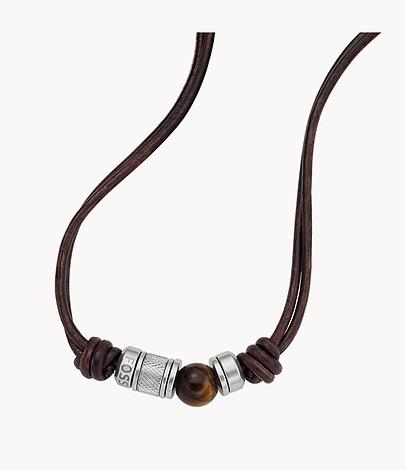 Actual product image Fossil Vintage Casual (18 cm, Stainless steel, Leather)