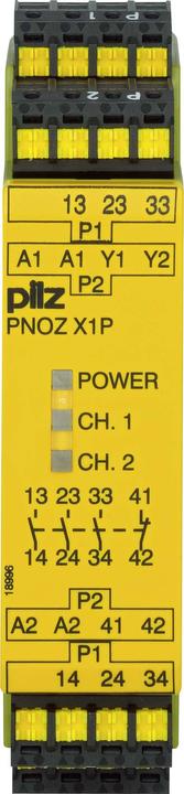 Actual product image Pilz 787100 PNOZ X1P C 24VDC 3n/o 1n/c